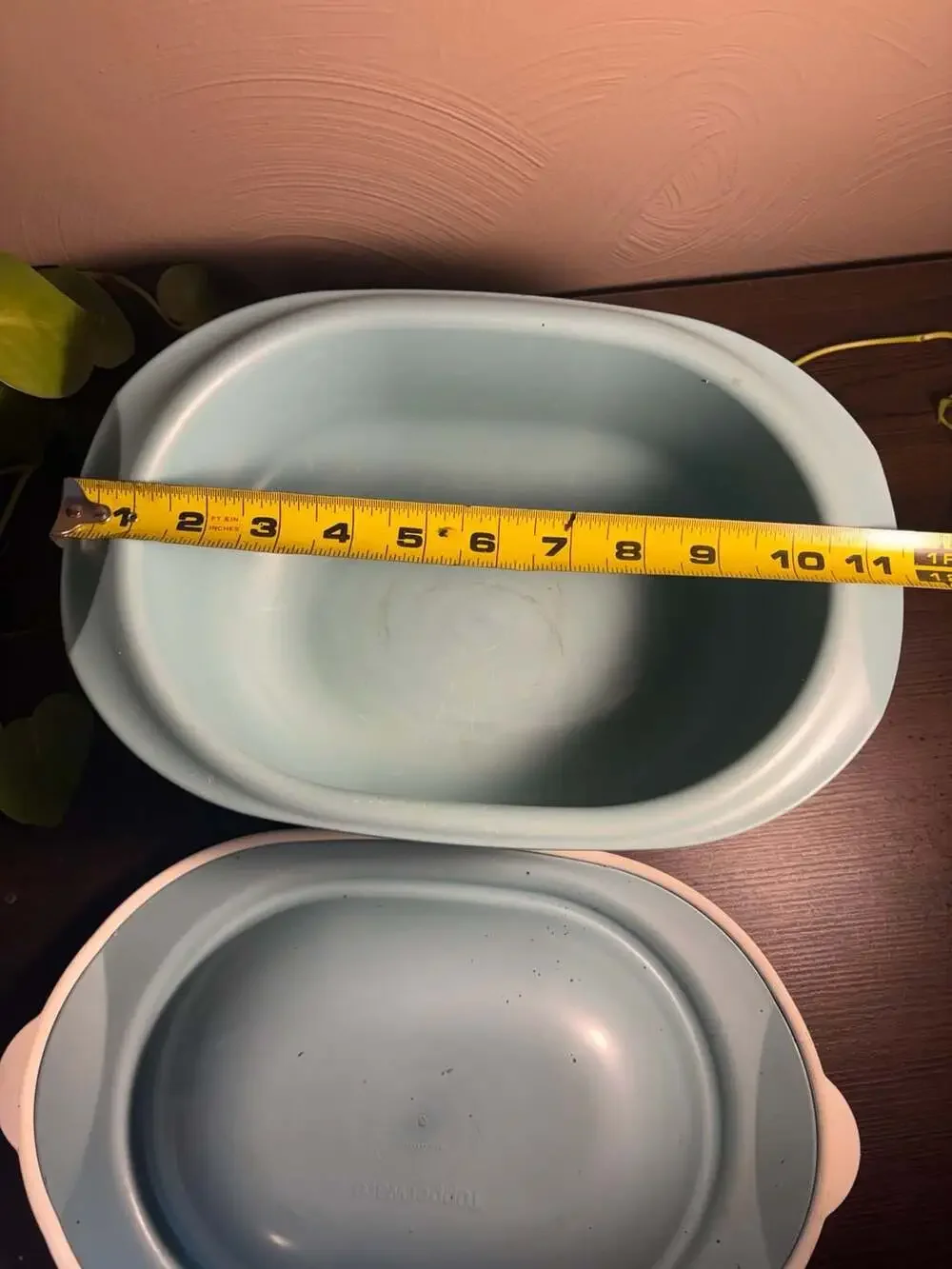 Vintage Tupperware Ovenworks 3 Quart Oval Roaster Casserole with Lid 3651A/3653A